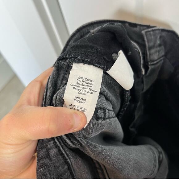 Madewell Skinny Skinny Washed Black Mid Rise Ankle Jeans Size 27 - Picture 6 of 7